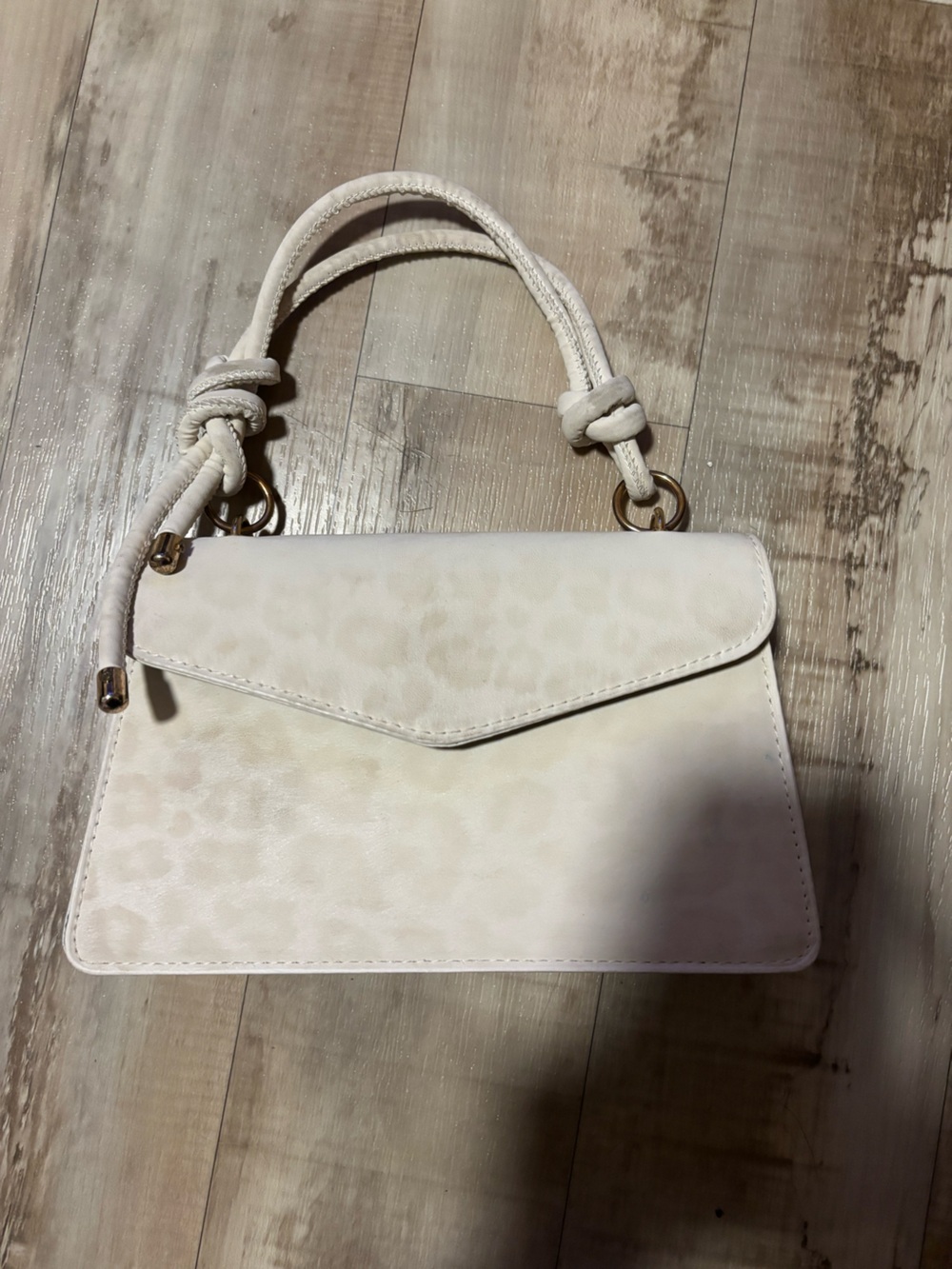 Women's Cream Crossbody Envelope Bag - Minimal Chic